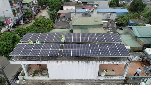 Lắp điện mặt trời dân dụng