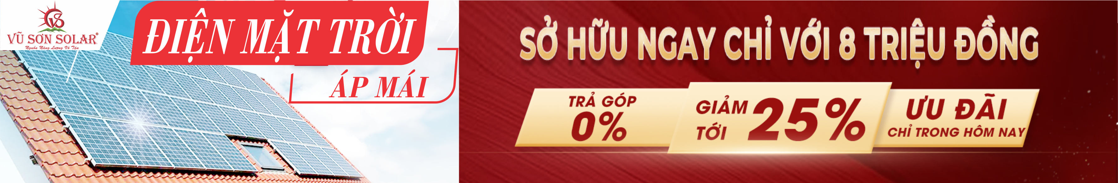 điện mặt trời trả góp Vũ Sơn