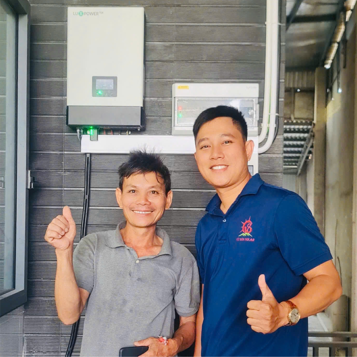 điện mặt trời hòa lưới lưu trữ
